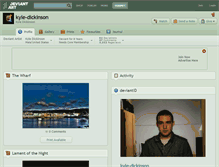 Tablet Screenshot of kyle-dickinson.deviantart.com