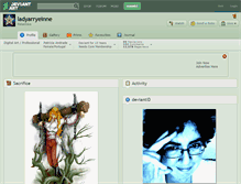 Tablet Screenshot of ladyarryeinne.deviantart.com