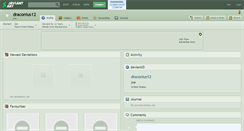 Desktop Screenshot of draconius12.deviantart.com