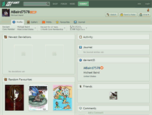 Tablet Screenshot of mbaird7578.deviantart.com