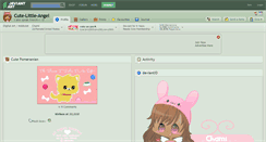 Desktop Screenshot of cute-little-angel.deviantart.com