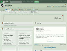 Tablet Screenshot of john061o.deviantart.com