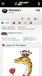 Mobile Screenshot of khimera.deviantart.com