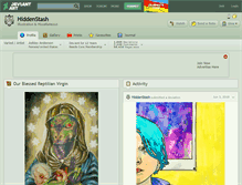 Tablet Screenshot of hiddenstash.deviantart.com