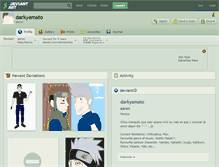 Tablet Screenshot of darkyamato.deviantart.com