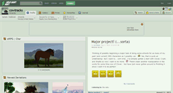 Desktop Screenshot of cowtracks.deviantart.com