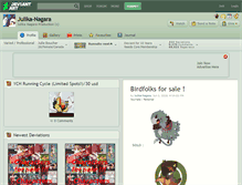 Tablet Screenshot of julika-nagara.deviantart.com