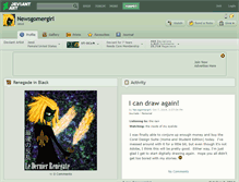 Tablet Screenshot of newsgomergirl.deviantart.com