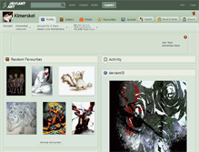 Tablet Screenshot of kimerskel.deviantart.com