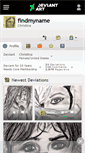 Mobile Screenshot of findmyname.deviantart.com