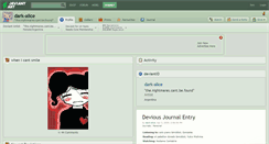 Desktop Screenshot of dark-alice.deviantart.com