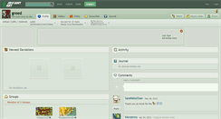 Desktop Screenshot of greed.deviantart.com