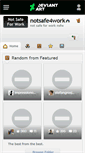 Mobile Screenshot of notsafe4work.deviantart.com