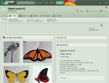 Tablet Screenshot of hippie-music42.deviantart.com