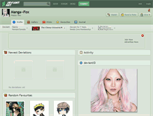 Tablet Screenshot of manga--fox.deviantart.com