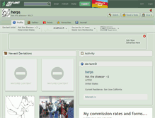 Tablet Screenshot of herps.deviantart.com