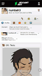 Mobile Screenshot of numbah3.deviantart.com