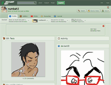 Tablet Screenshot of numbah3.deviantart.com