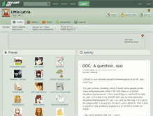 Tablet Screenshot of little-latvia.deviantart.com