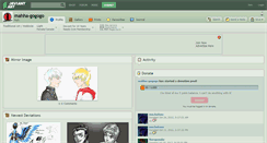 Desktop Screenshot of mahha-gogogo.deviantart.com