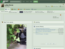 Tablet Screenshot of latias-eevee.deviantart.com