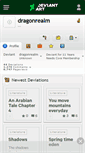 Mobile Screenshot of dragonrealm.deviantart.com