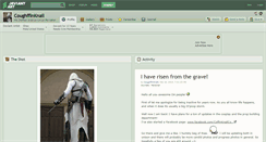 Desktop Screenshot of coughffinknail.deviantart.com