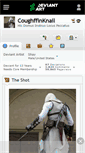 Mobile Screenshot of coughffinknail.deviantart.com
