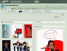 Tablet Screenshot of cherryblossomlove.deviantart.com