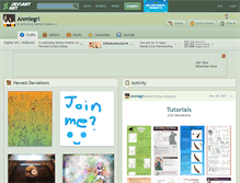 Tablet Screenshot of anmiegrl.deviantart.com