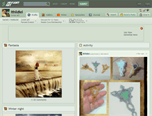 Tablet Screenshot of ithildiel.deviantart.com