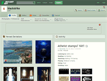 Tablet Screenshot of blackstrike.deviantart.com