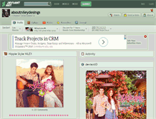 Tablet Screenshot of aboutnileydesings.deviantart.com