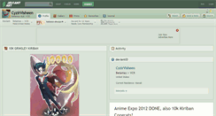 Desktop Screenshot of cyzirvisheen.deviantart.com