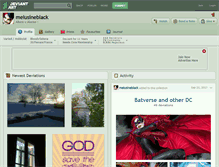 Tablet Screenshot of melusineblack.deviantart.com