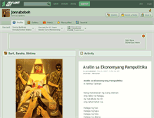 Tablet Screenshot of jonnabebeh.deviantart.com