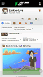 Mobile Screenshot of linkie-luva.deviantart.com