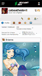 Mobile Screenshot of catseathedevil.deviantart.com