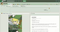 Desktop Screenshot of mahrahia.deviantart.com