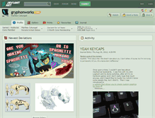 Tablet Screenshot of gryphonworks.deviantart.com