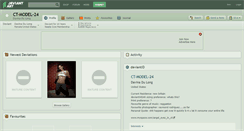 Desktop Screenshot of ct-model-24.deviantart.com