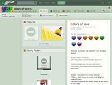 Tablet Screenshot of colors-of-love.deviantart.com