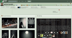 Desktop Screenshot of particle-fountain.deviantart.com