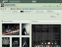 Tablet Screenshot of particle-fountain.deviantart.com