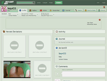 Tablet Screenshot of key433.deviantart.com
