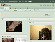 Tablet Screenshot of juh-z.deviantart.com