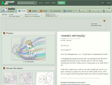 Tablet Screenshot of maifai.deviantart.com