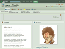 Tablet Screenshot of imaginary--thoughts.deviantart.com