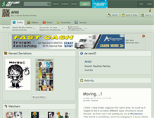 Tablet Screenshot of anisi.deviantart.com