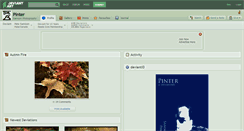 Desktop Screenshot of pinter.deviantart.com